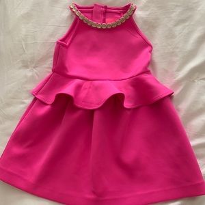 Lily Pulitzer Girls Peplum Dress
